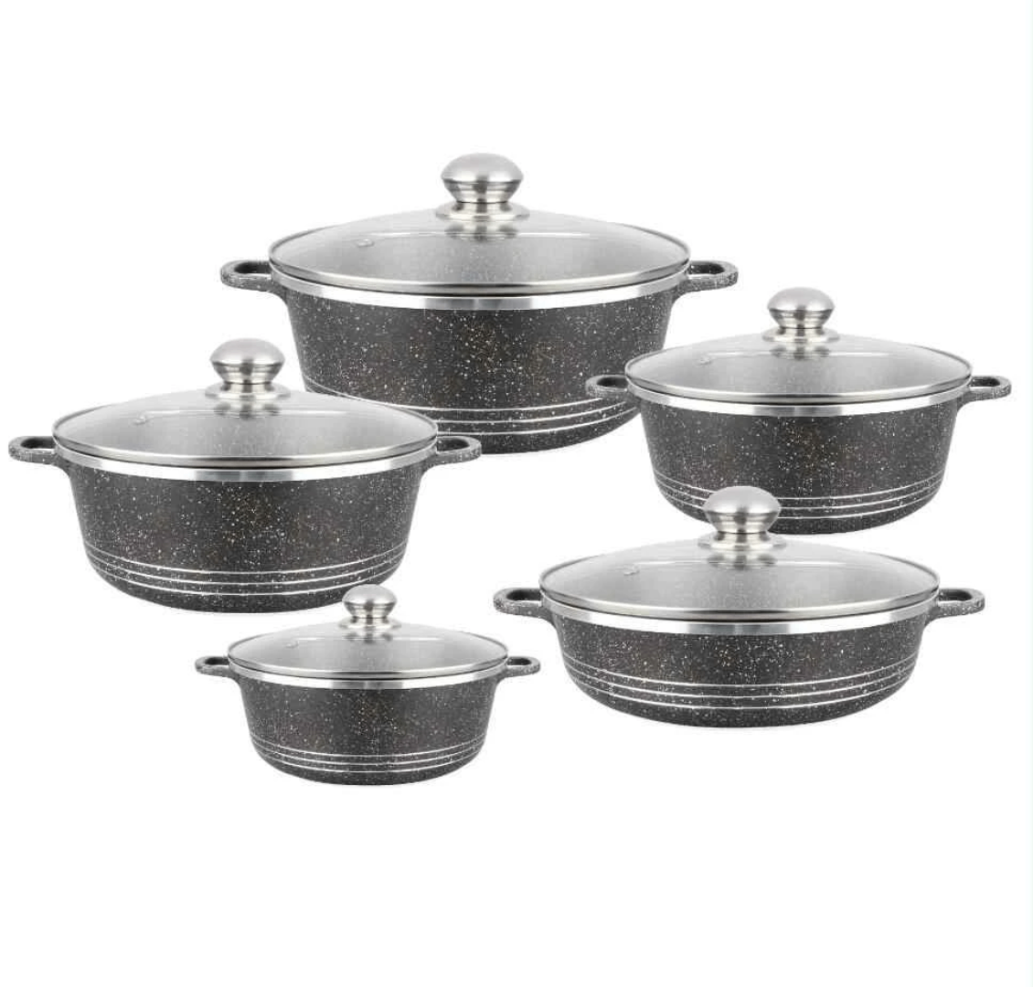 Batterie de Cuisine 5 Pièces Antiadésive