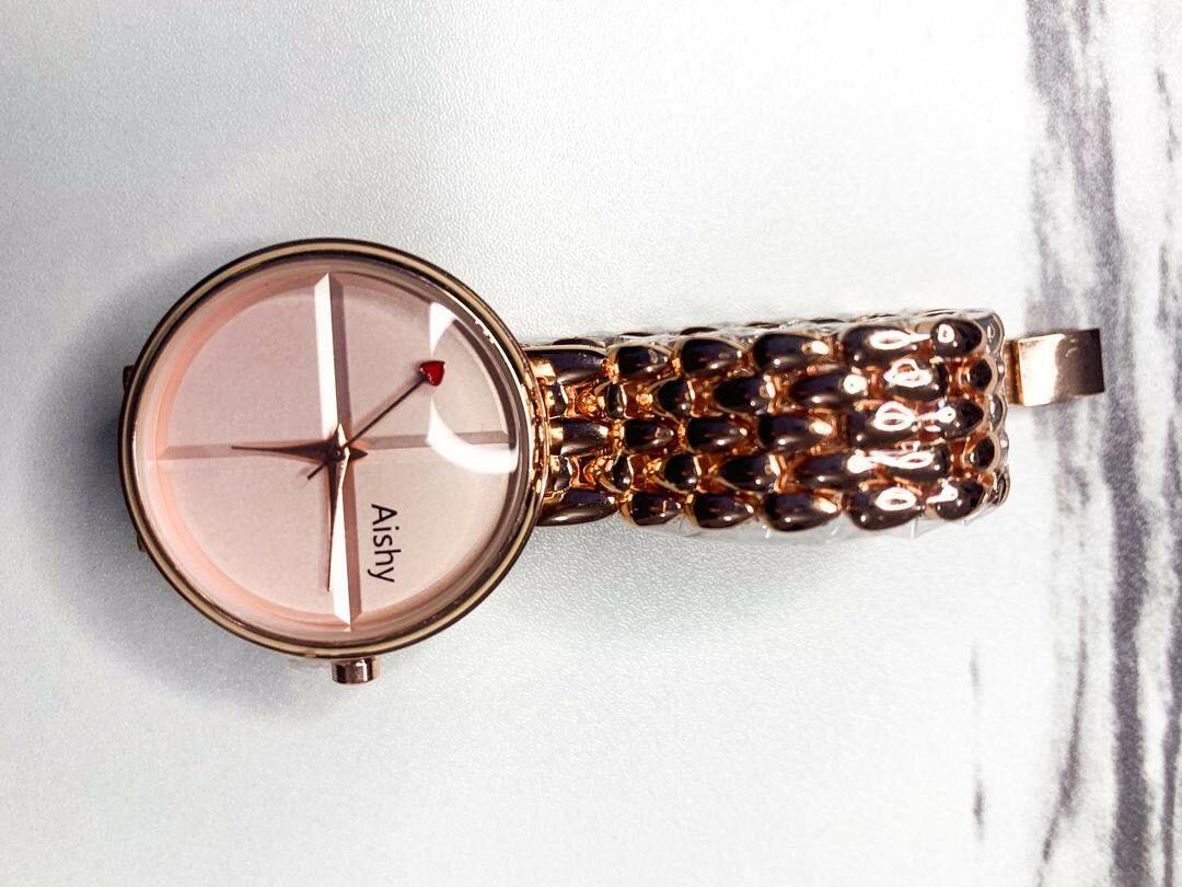 Montre Élégante Rose Femme