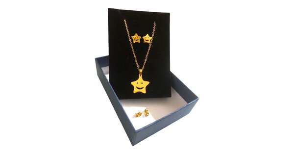 Ensemble Bijoux Papillon Or