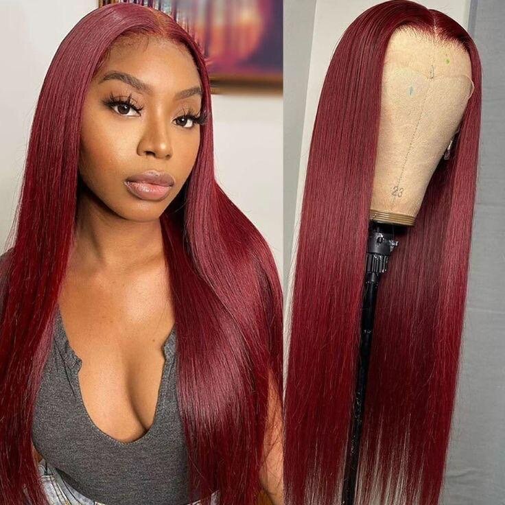 24inches silky straight