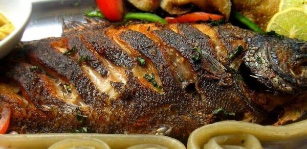 Poisson braisé