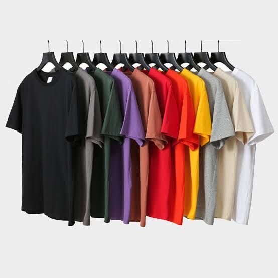 T-shirts multicolores unisexes