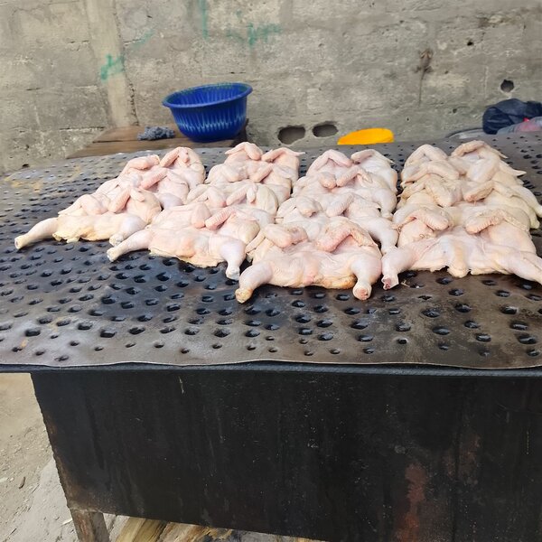 Poulets prêts à cuire