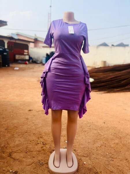 Side ruched gowns