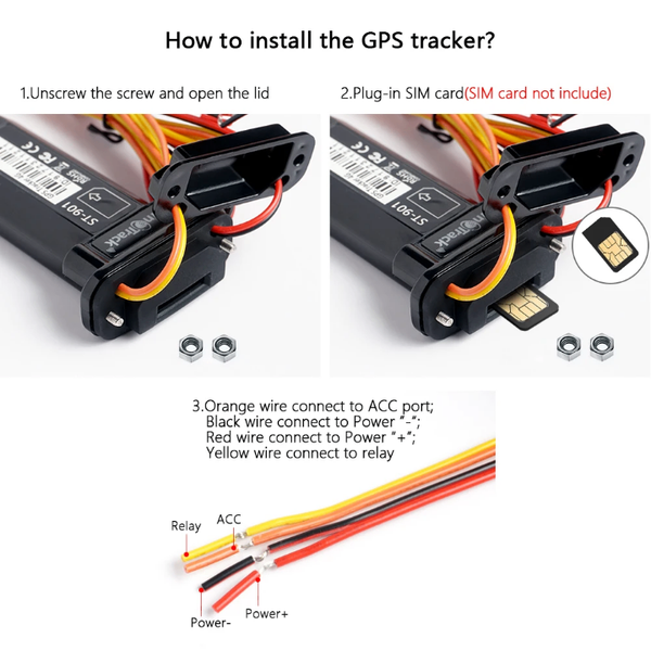 Tracker GPS Véhicule Étanche