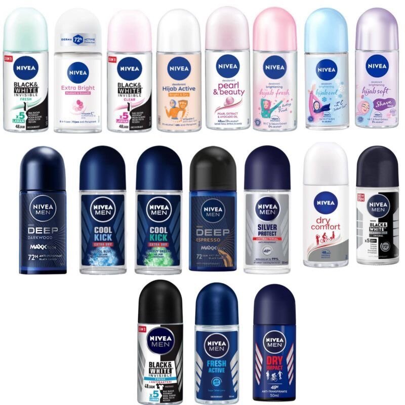 Déodorants NIVEA Roll-On Variés