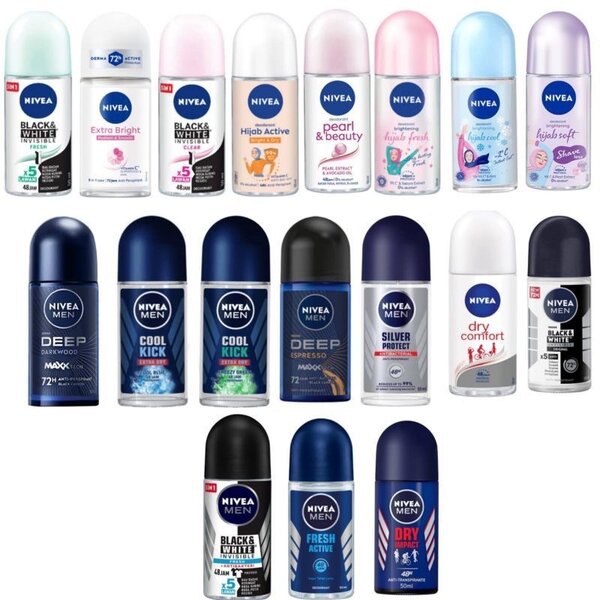 Déodorants NIVEA Roll-On Variés