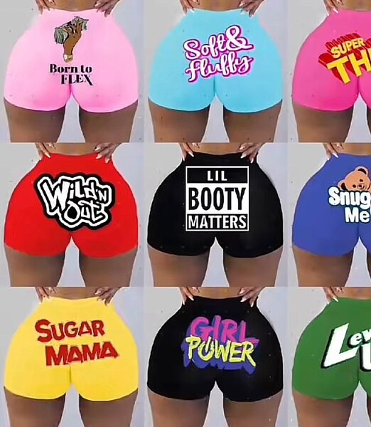 Indoor mini shorts