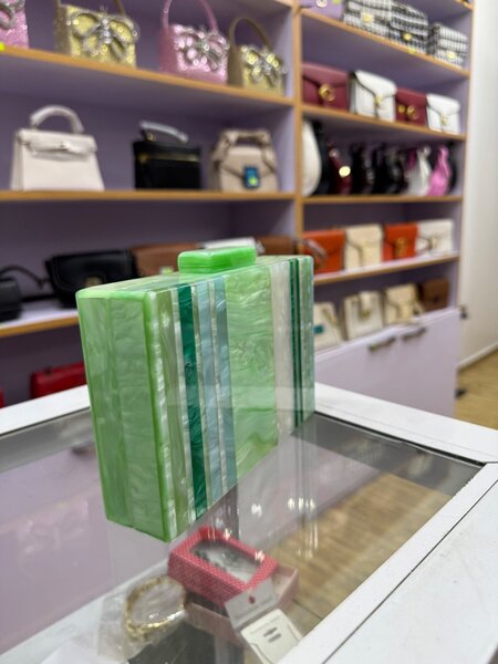 Light green purse