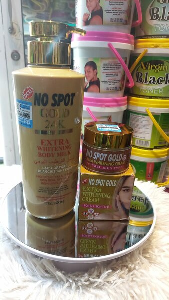 No spot bodylotion and face cream