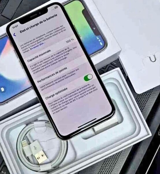 iPhone X Argent