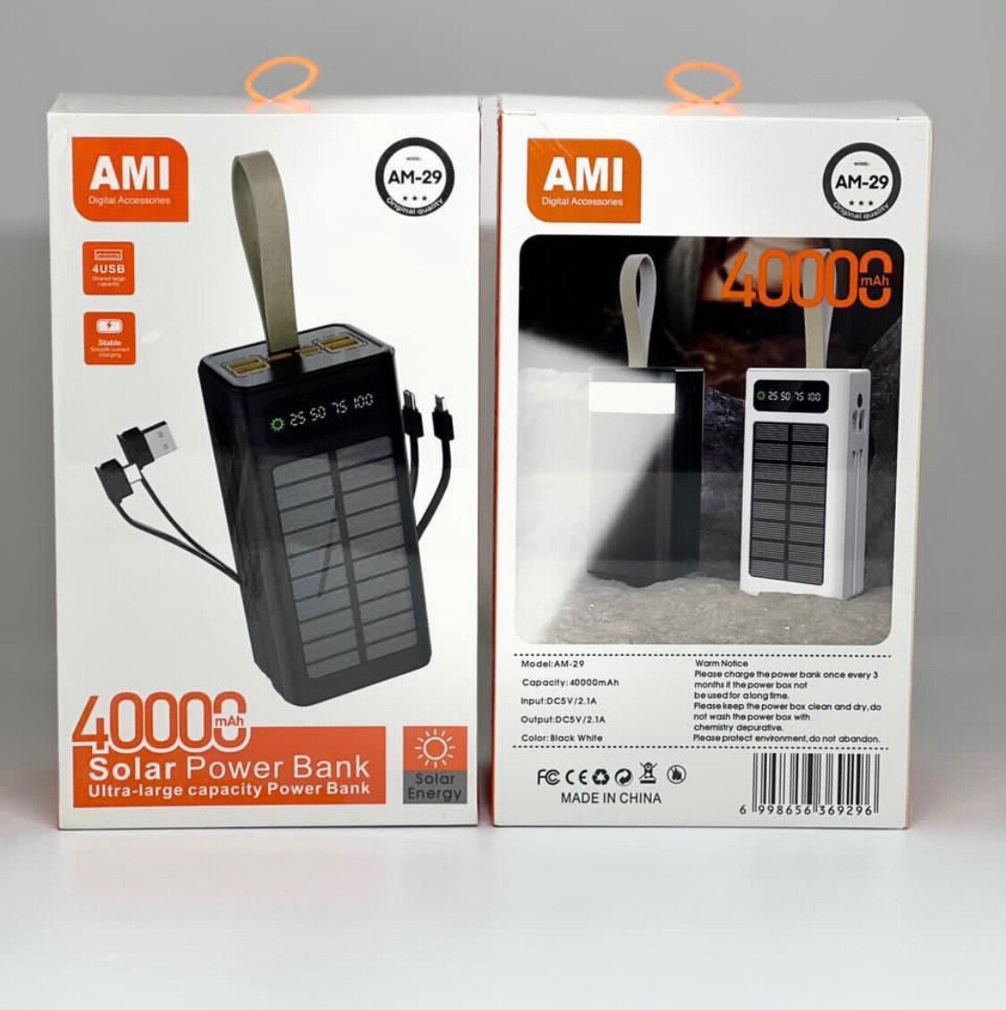 Chargeur Solaire Portatif 40000mAh