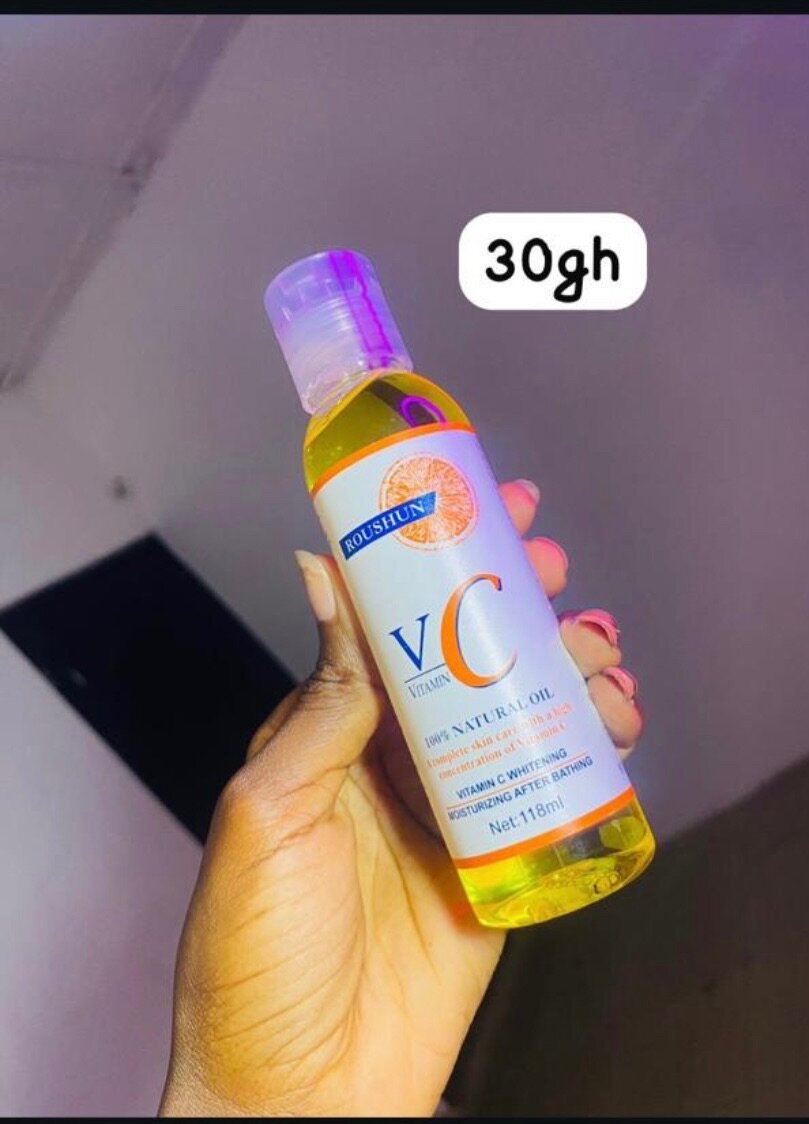 Roushun 100% puré vitamin c oil for face,skin,nails andhair