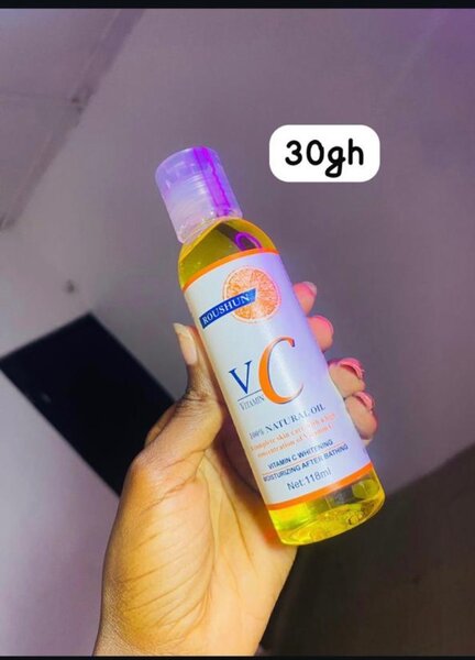 Roushun 100% puré vitamin c oil for face,skin,nails andhair