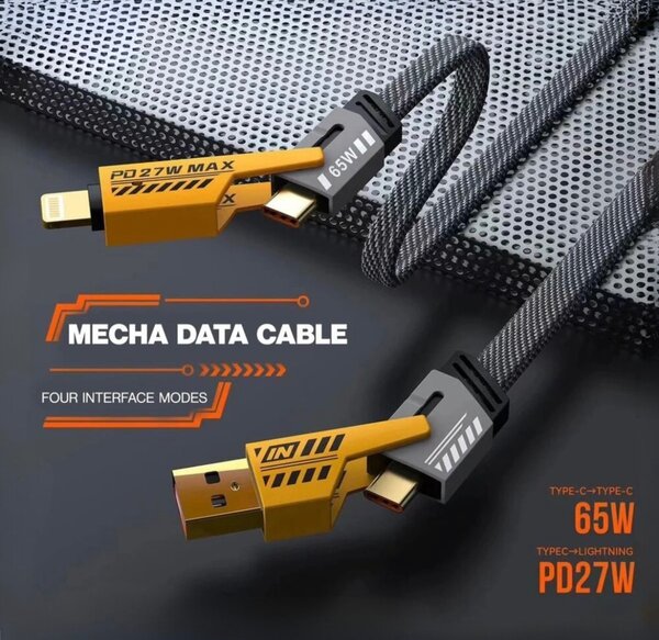 Câble de charge rapide 4-en-1