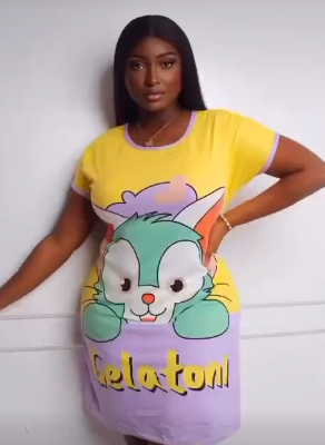 rabbit mini-dress