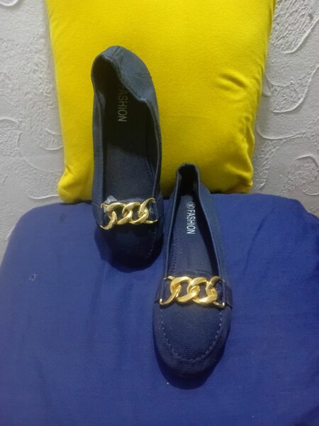 Mocassins bleu élégants