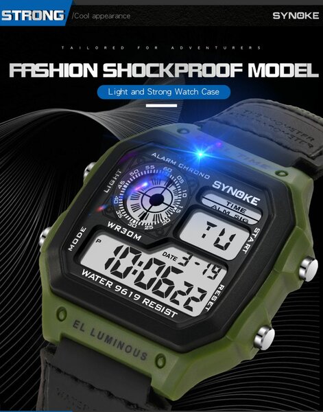 Montre digitale Synoke