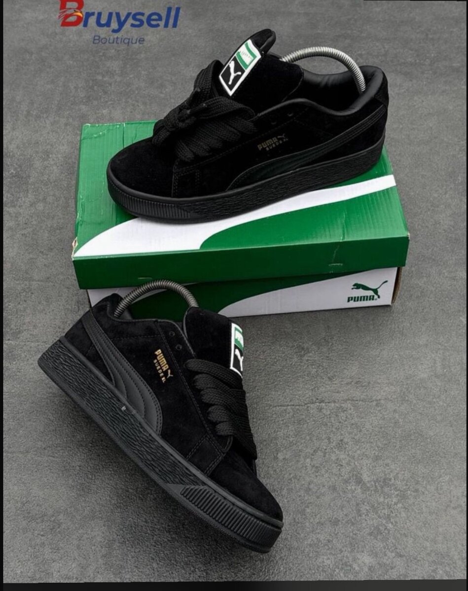 Chaussures Puma Suede Noires
