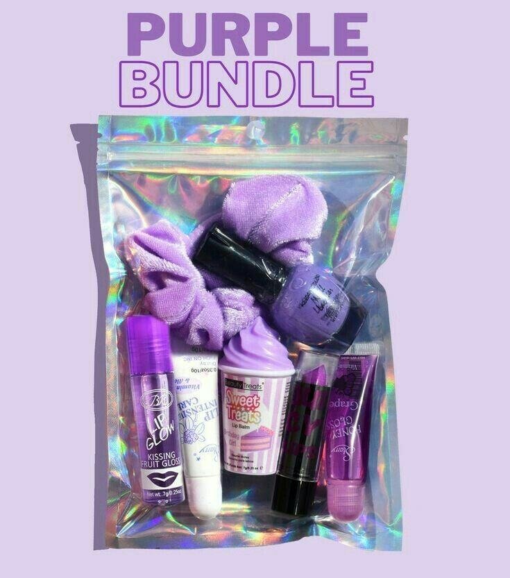 Ensemble maquillage violet
