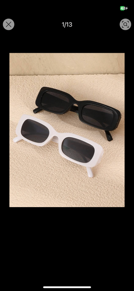 Lunettes de soleil rectangulaires