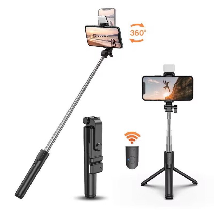 Trépied de 1m70+mini led + télécommande Bluetooth