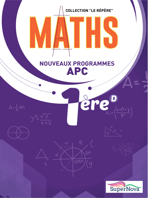 Livre Maths 1ère APC