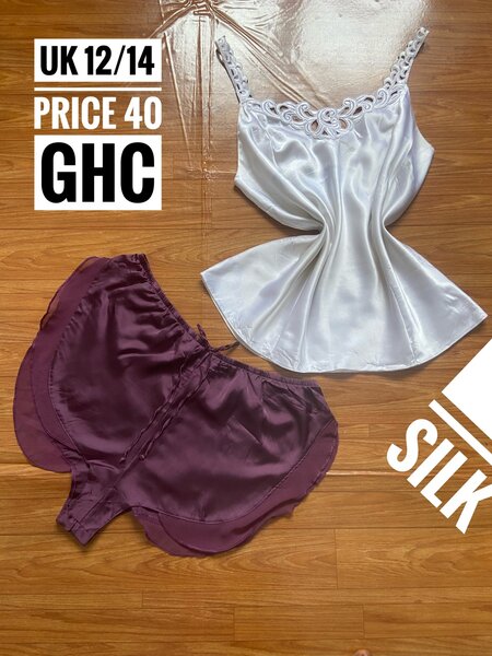 Silk nightwear