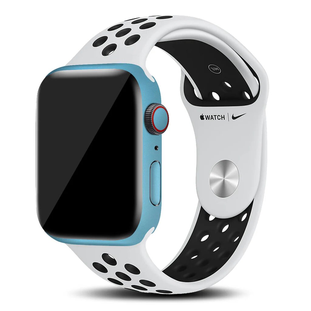 Silicon Sport Watch Strap white
