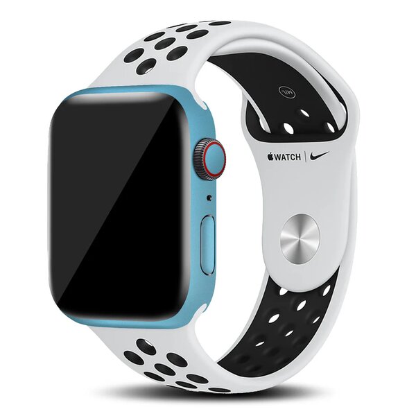 Silicon Sport Watch Strap white