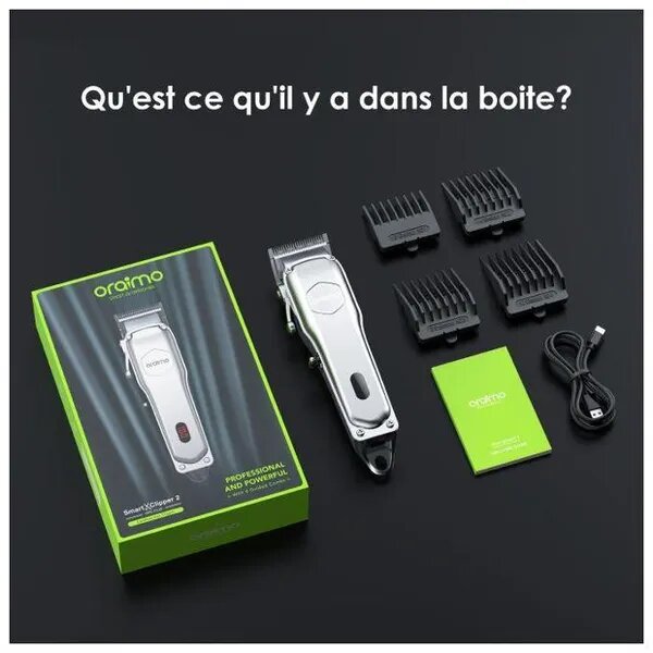 Tondeuse à cheveux professionnelle Oraimo