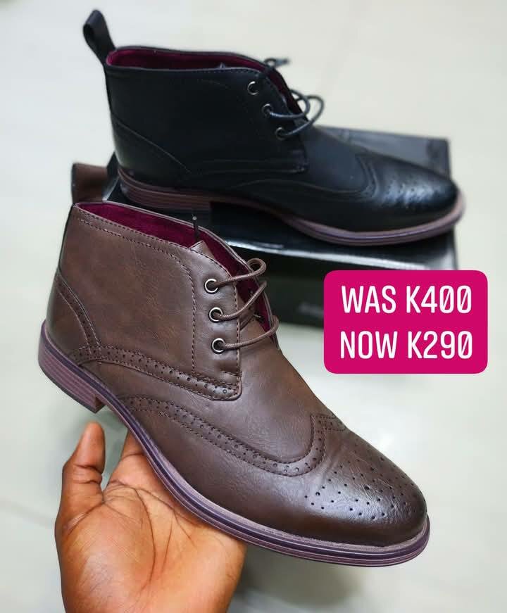 brown men's boots