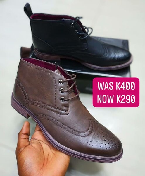 brown men's boots