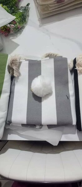 Sac à main rayé tendance