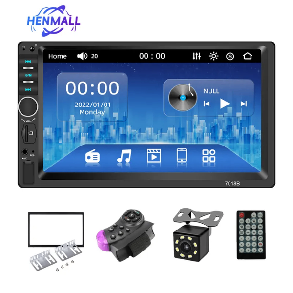 Touch screen 7" car tape 2 din multimedia DVD player