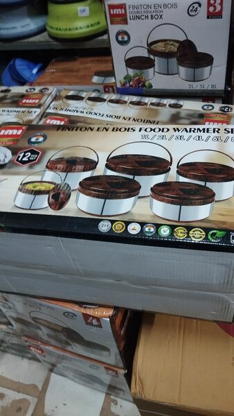 Set de Boîtes Chauffantes en Acier Inox