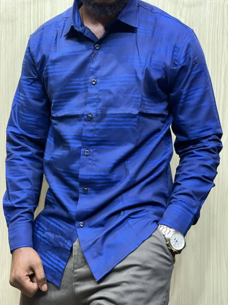 Chemise bleu