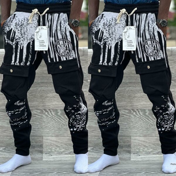 Pantalon cargo streetwear homme