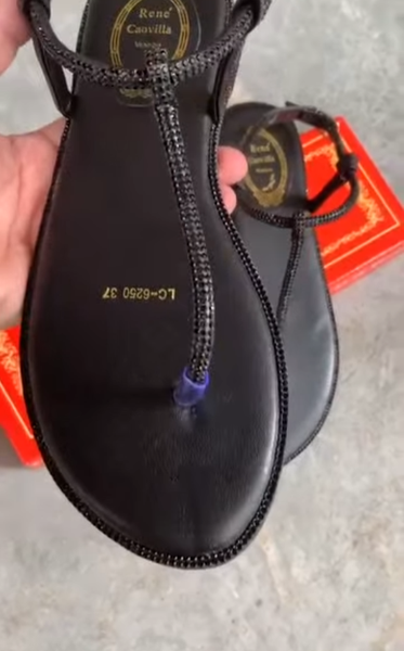 Black sandals