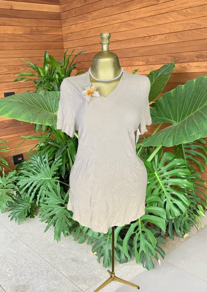Robe d'été élégante beige