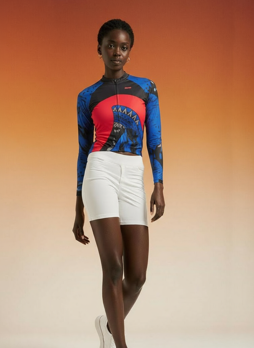 Robe longue à imprimé vibrant