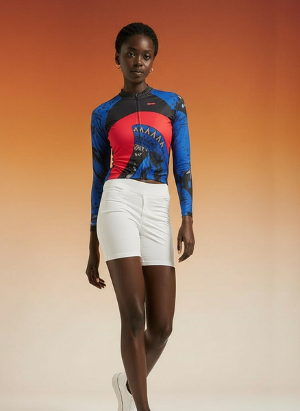 Robe longue à imprimé vibrant