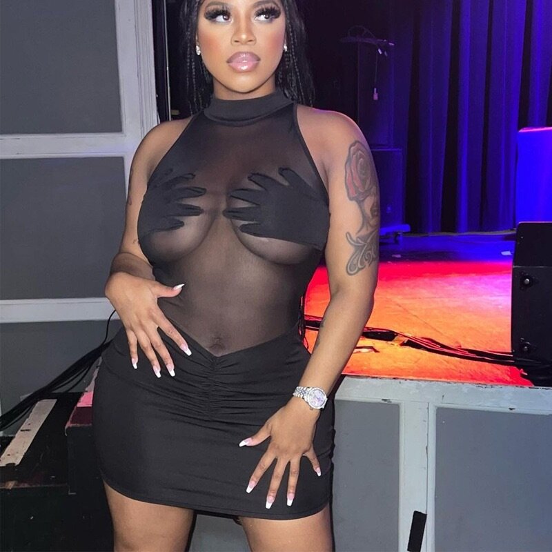 Mesh dress