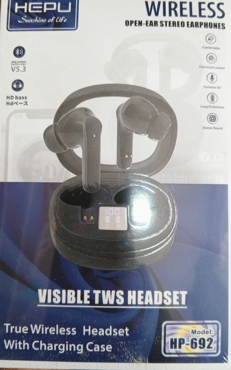 Écouteurs sans fil HEPU HP-692