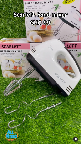 Scarlett hand mixer 