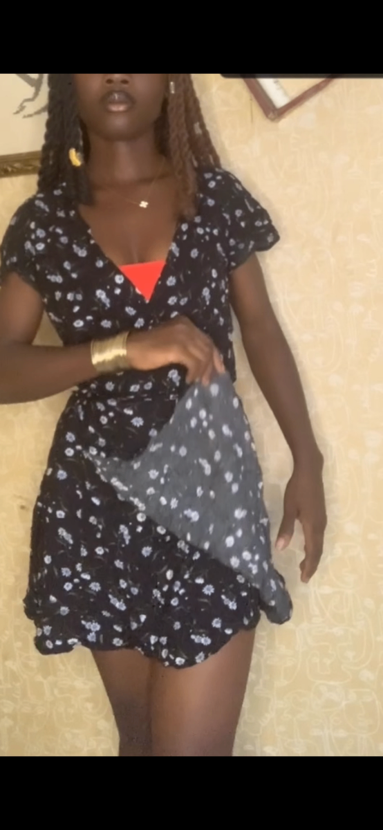 Robe à fleurs élégante