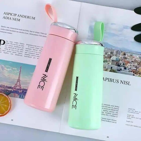 GOURDE EN VERRE DOUBLÉ DE PLASTIQUE  (400ml)*  📌 Prix en gr