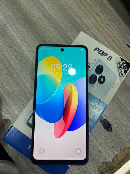 Smartphone Tecno Pop 8 6GB RAM