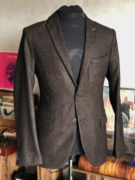 veste homme marron