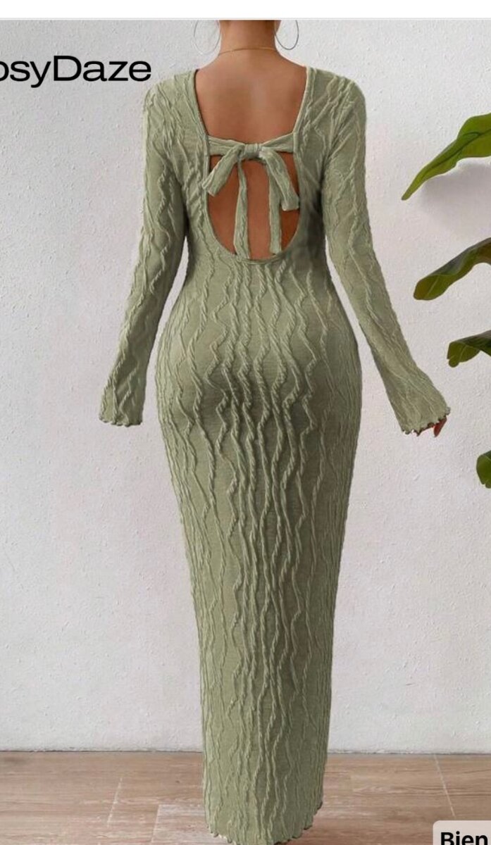 Robe longue dos nu élégante